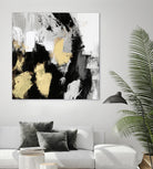 Neutral Gold Collage I by Victoria Borges on GIANT ART - gold abstract abstract