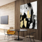 Neutral Gold Collage I by Victoria Borges on GIANT ART - gold abstract abstract