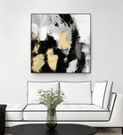 Neutral Gold Collage I by Victoria Borges on GIANT ART - gold abstract abstract