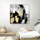 Neutral Gold Collage I by Victoria Borges on GIANT ART - gold abstract abstract