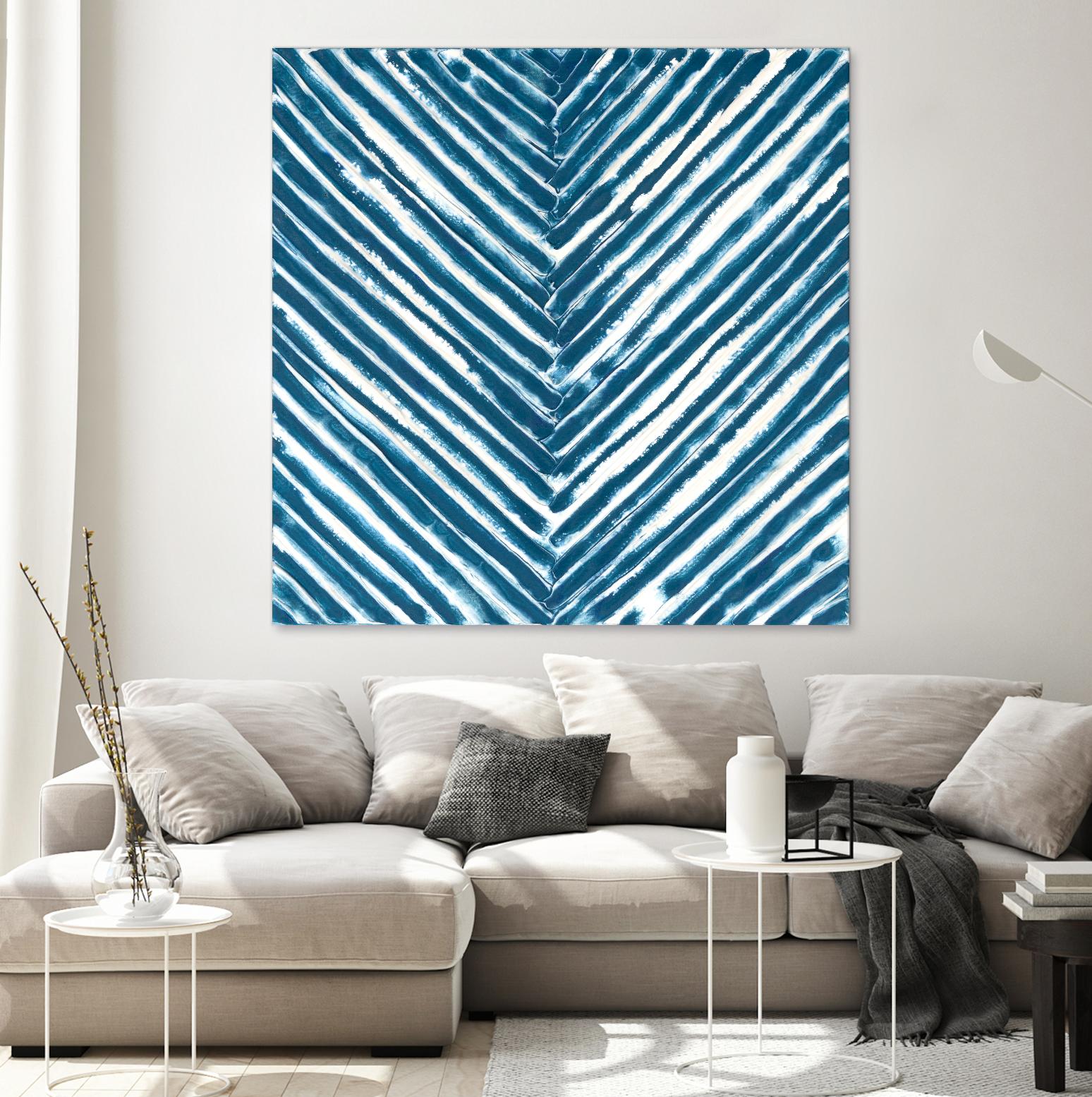 Slats III by Jenna Guthrie on GIANT ART - blue abstract abstract