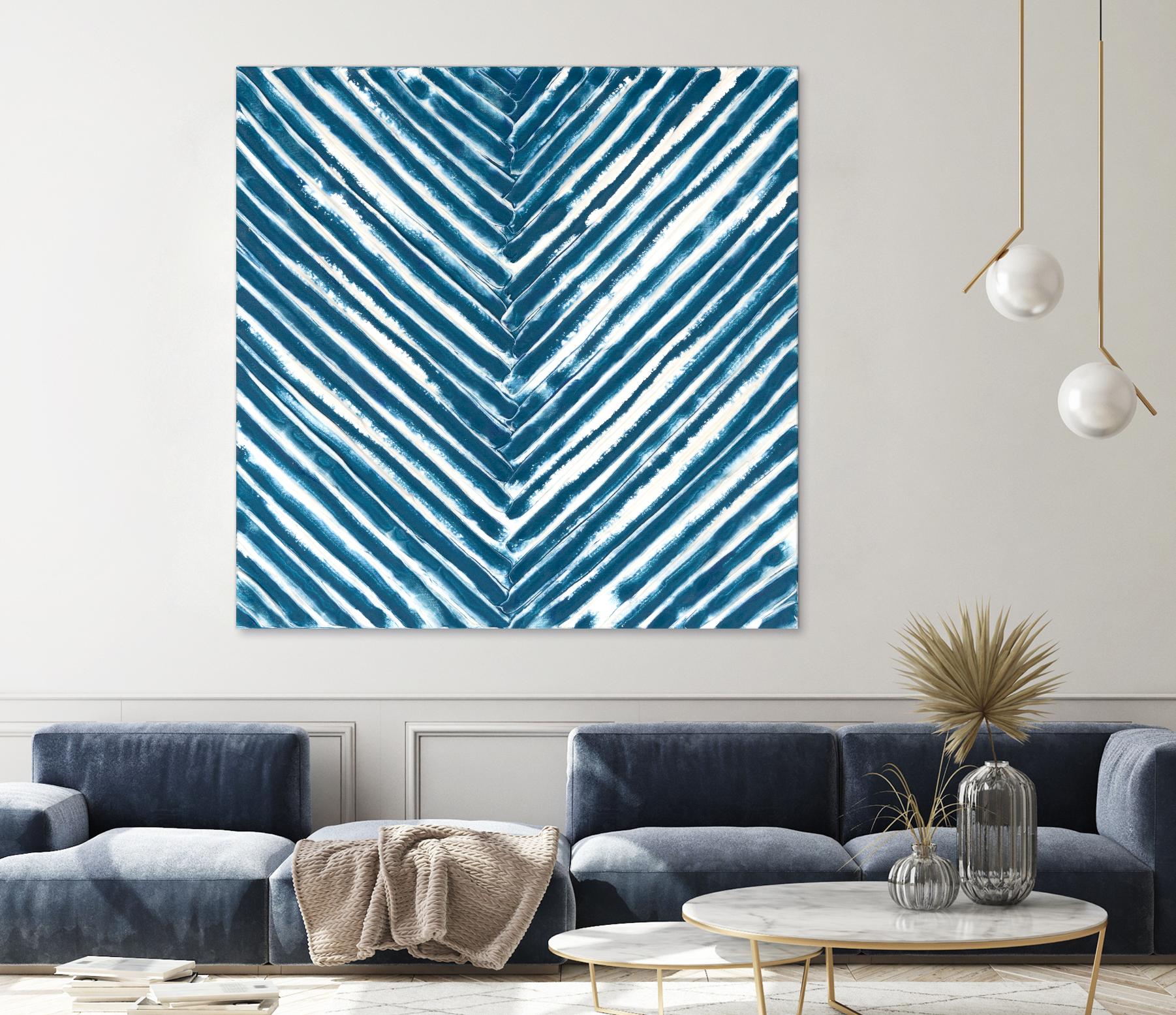 Slats III by Jenna Guthrie on GIANT ART - blue abstract abstract