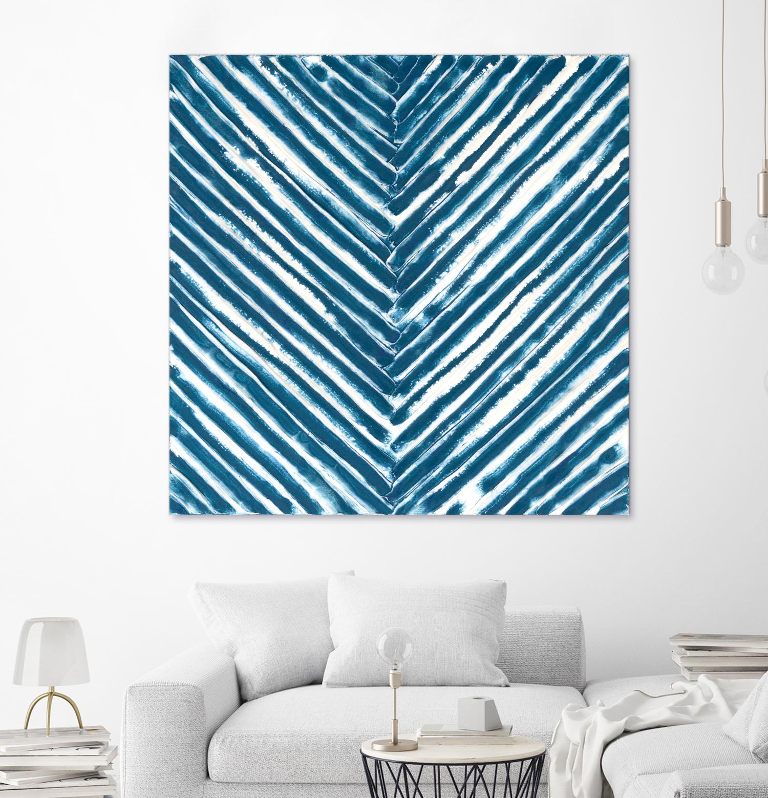 Slats III by Jenna Guthrie on GIANT ART - blue abstract abstract