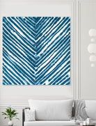 Slats III by Jenna Guthrie on GIANT ART - blue abstract abstract