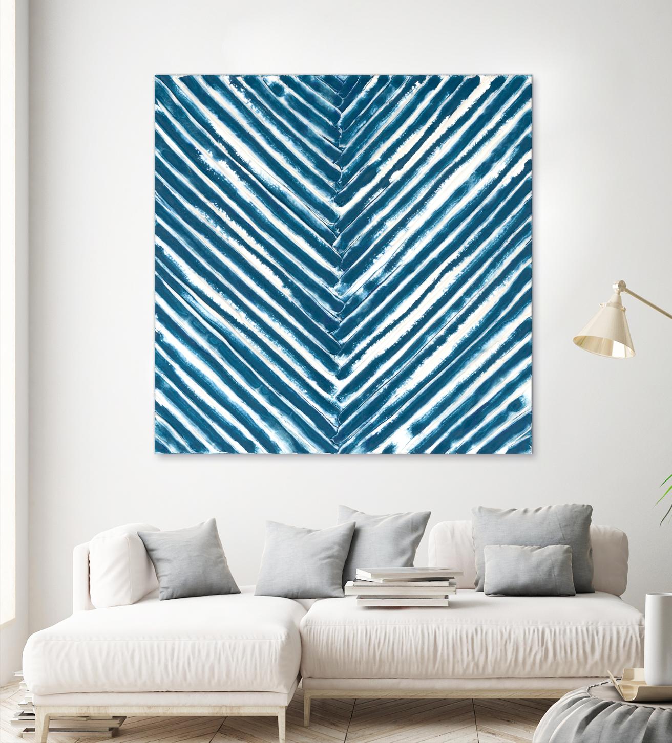 Slats III by Jenna Guthrie on GIANT ART - blue abstract abstract