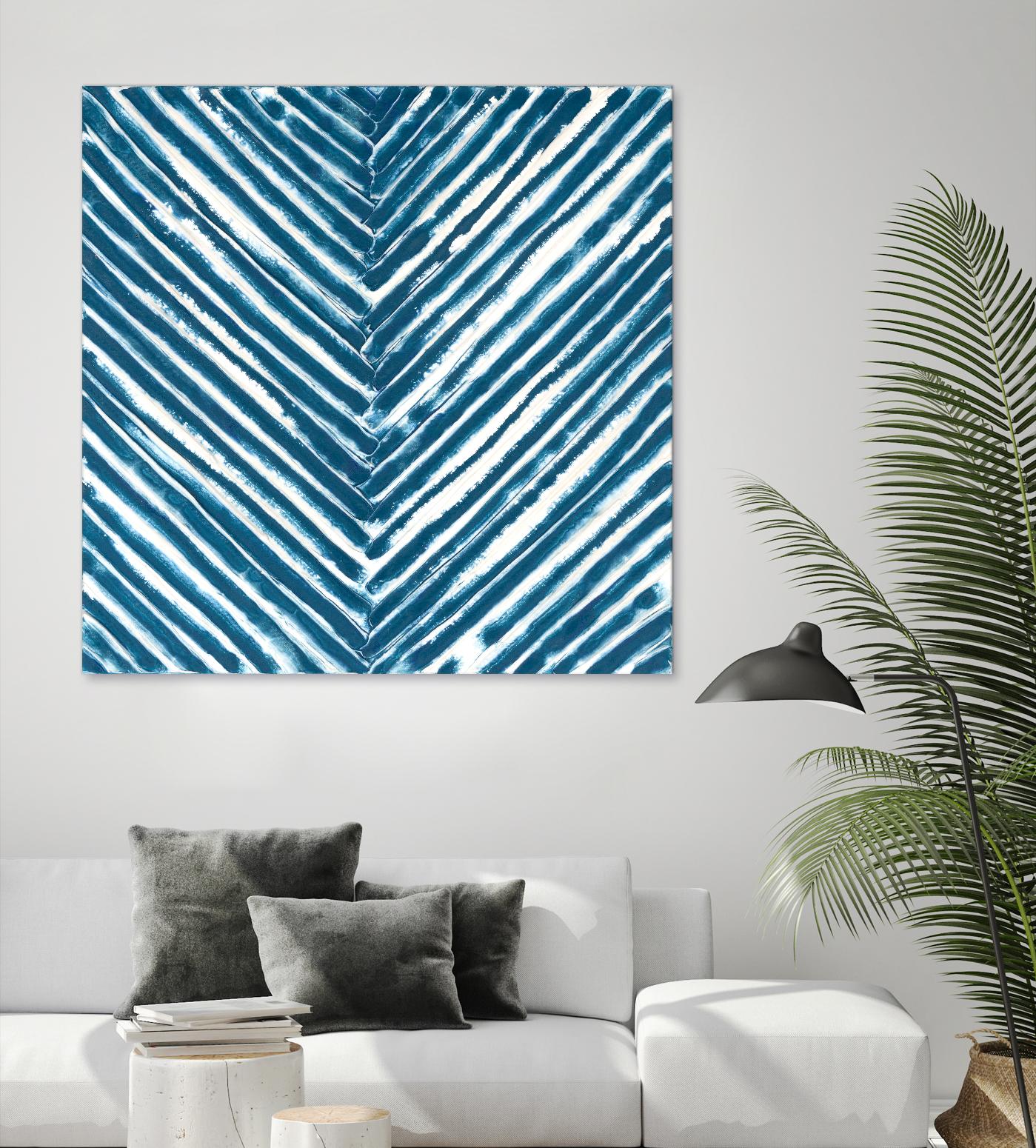 Slats III by Jenna Guthrie on GIANT ART - blue abstract abstract