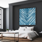 Slats III by Jenna Guthrie on GIANT ART - blue abstract abstract