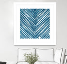 Slats III by Jenna Guthrie on GIANT ART - blue abstract abstract