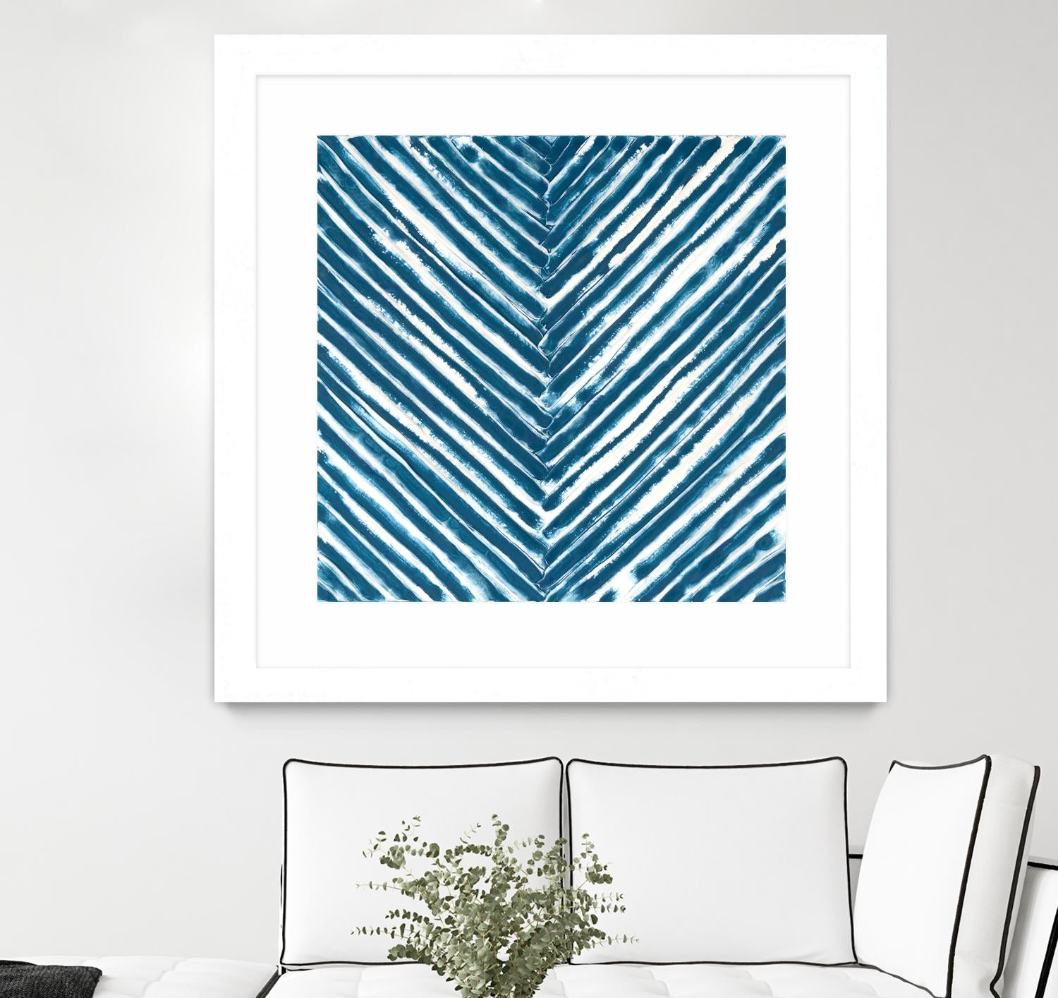 Slats III by Jenna Guthrie on GIANT ART - blue abstract abstract
