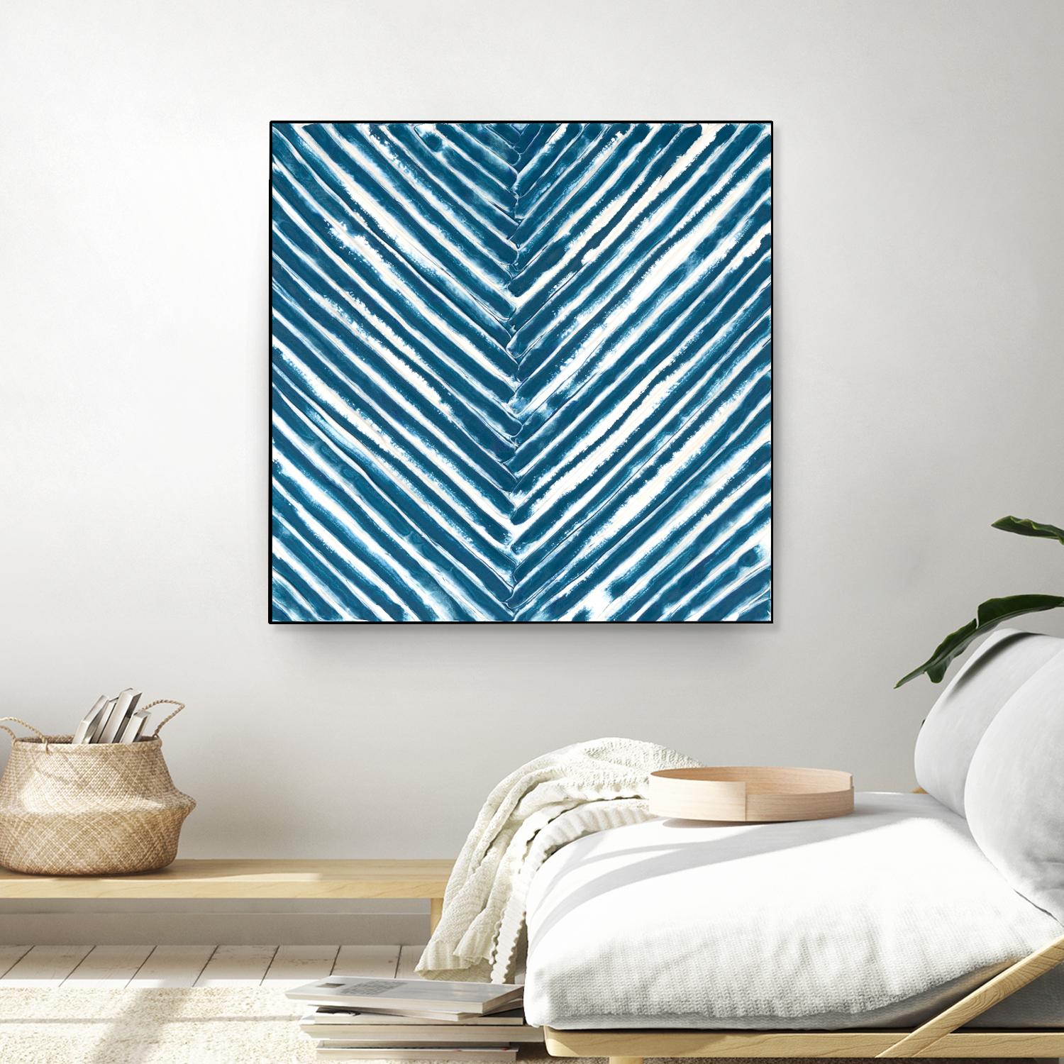 Slats III by Jenna Guthrie on GIANT ART - blue abstract abstract