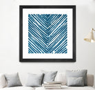 Slats III by Jenna Guthrie on GIANT ART - blue abstract abstract