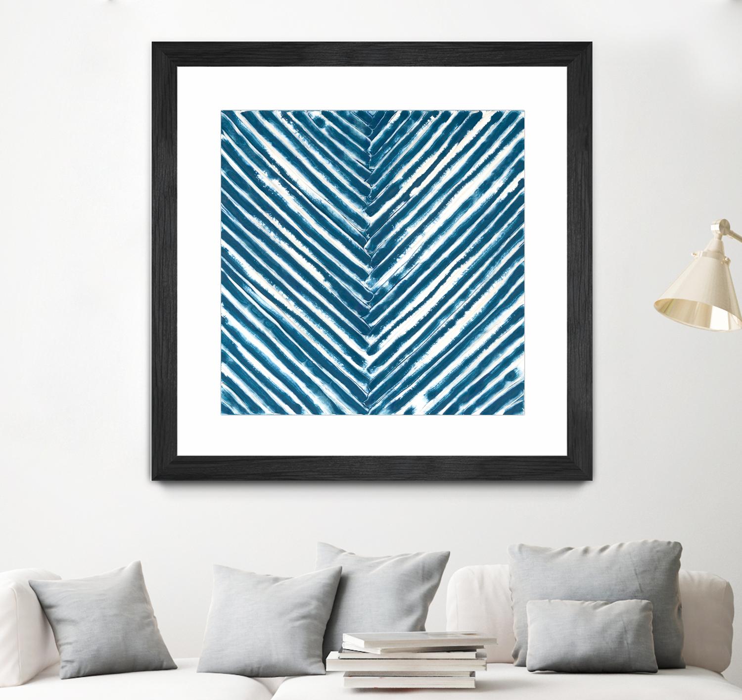 Slats III by Jenna Guthrie on GIANT ART - blue abstract abstract