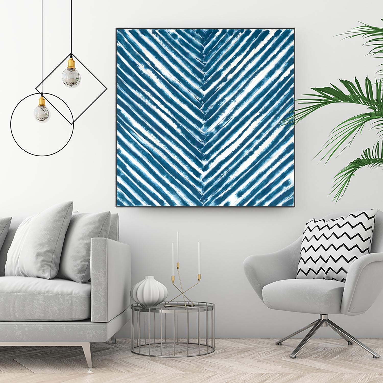 Slats III by Jenna Guthrie on GIANT ART - blue abstract abstract