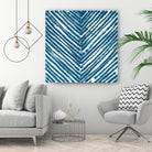 Slats III by Jenna Guthrie on GIANT ART - blue abstract abstract