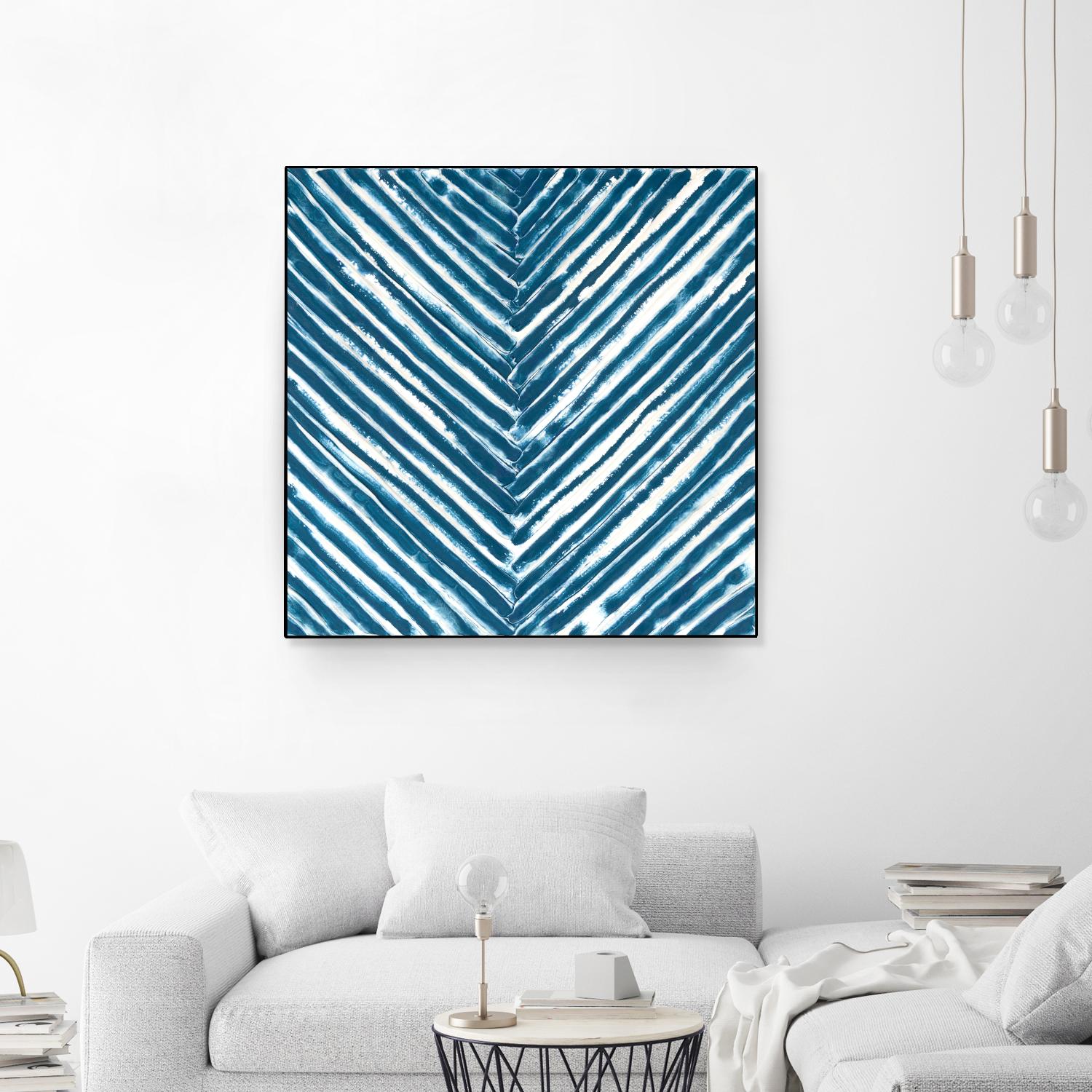 Slats III by Jenna Guthrie on GIANT ART - blue abstract abstract