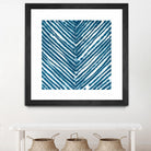 Slats III by Jenna Guthrie on GIANT ART - blue abstract abstract