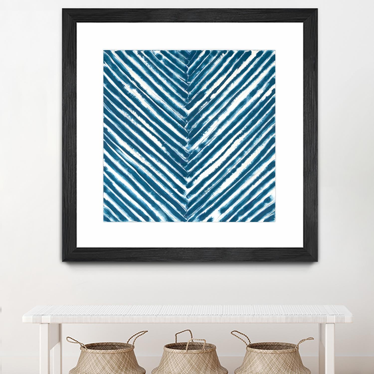 Slats III by Jenna Guthrie on GIANT ART - blue abstract abstract