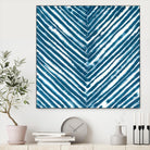 Slats III by Jenna Guthrie on GIANT ART - blue abstract abstract