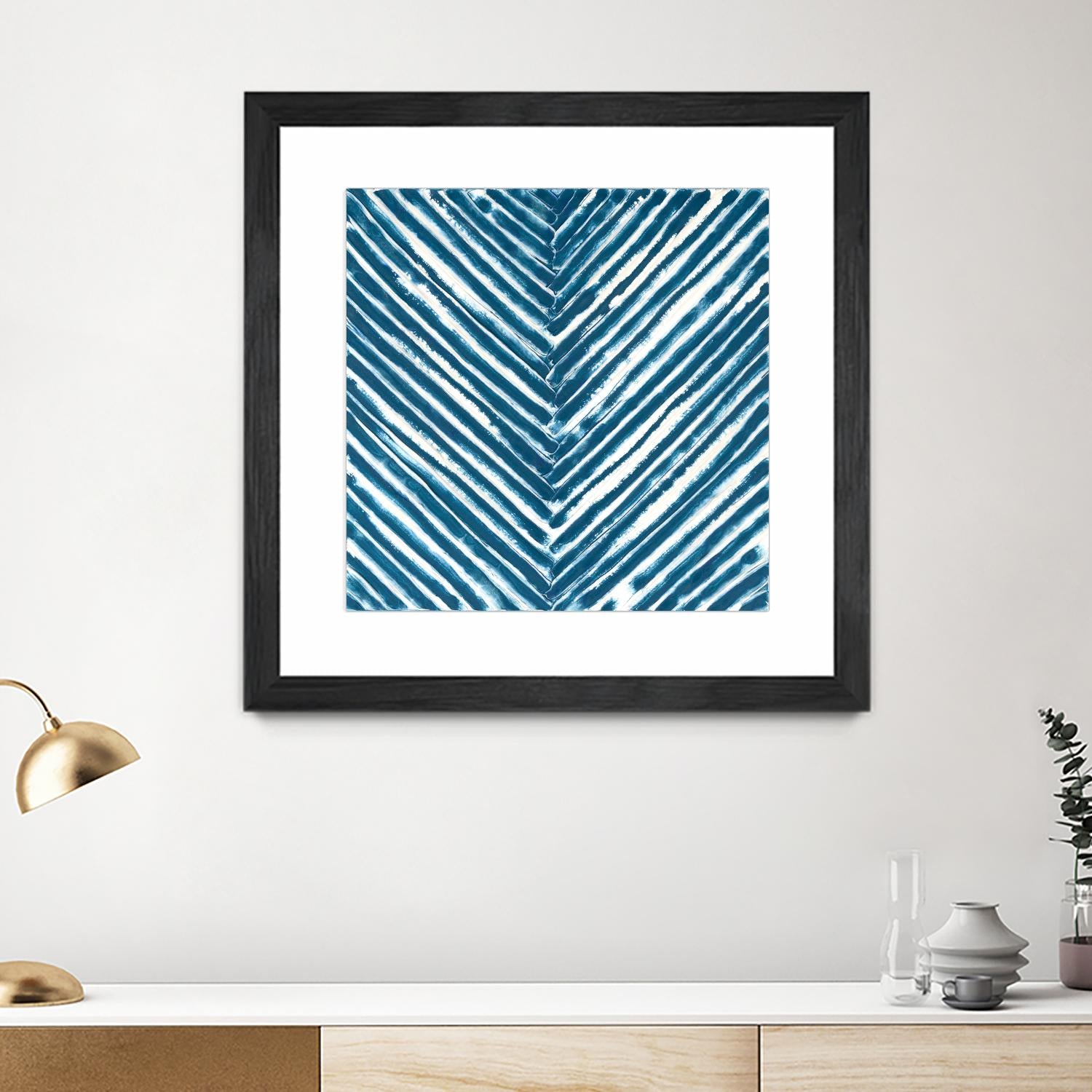 Slats III by Jenna Guthrie on GIANT ART - blue abstract abstract