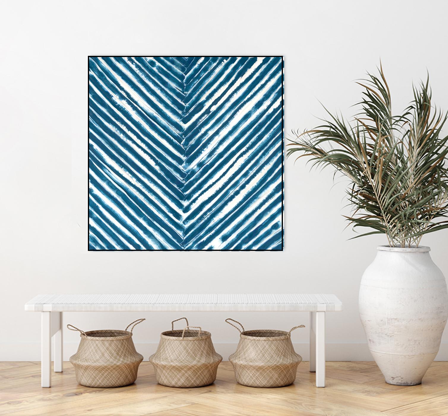 Slats III by Jenna Guthrie on GIANT ART - blue abstract abstract