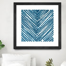 Slats III by Jenna Guthrie on GIANT ART - blue abstract abstract