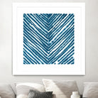 Slats III by Jenna Guthrie on GIANT ART - blue abstract abstract