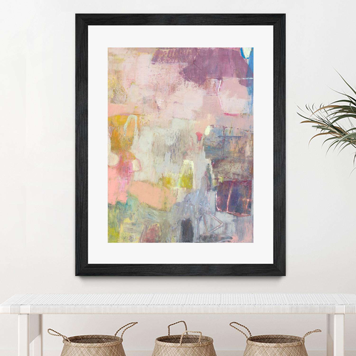 Lann I by Sue Jachimiec on GIANT ART - pink abstract abstract