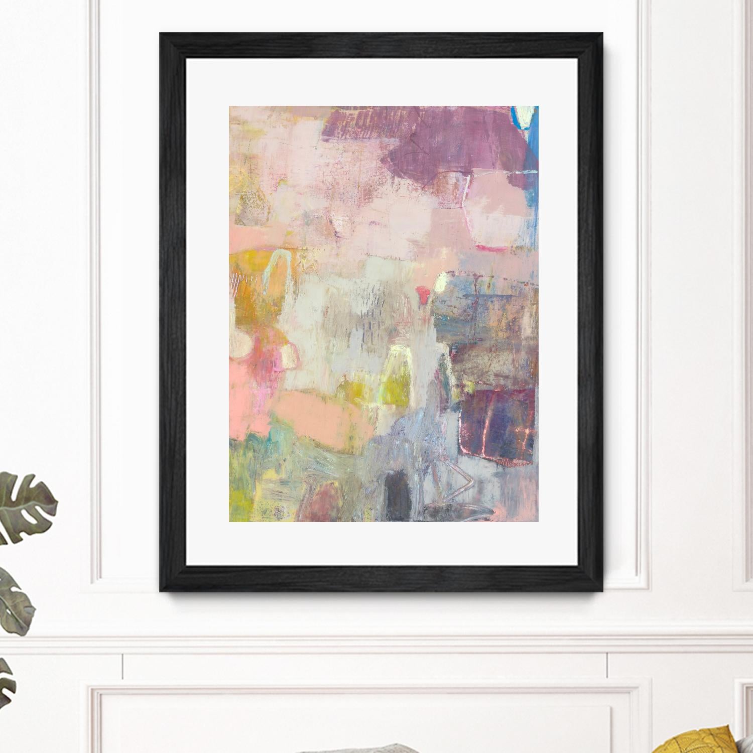 Lann I by Sue Jachimiec on GIANT ART - pink abstract abstract