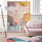 Lann II by Sue Jachimiec on GIANT ART - pink abstract abstract