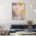 Lann II by Sue Jachimiec on GIANT ART - pink abstract abstract