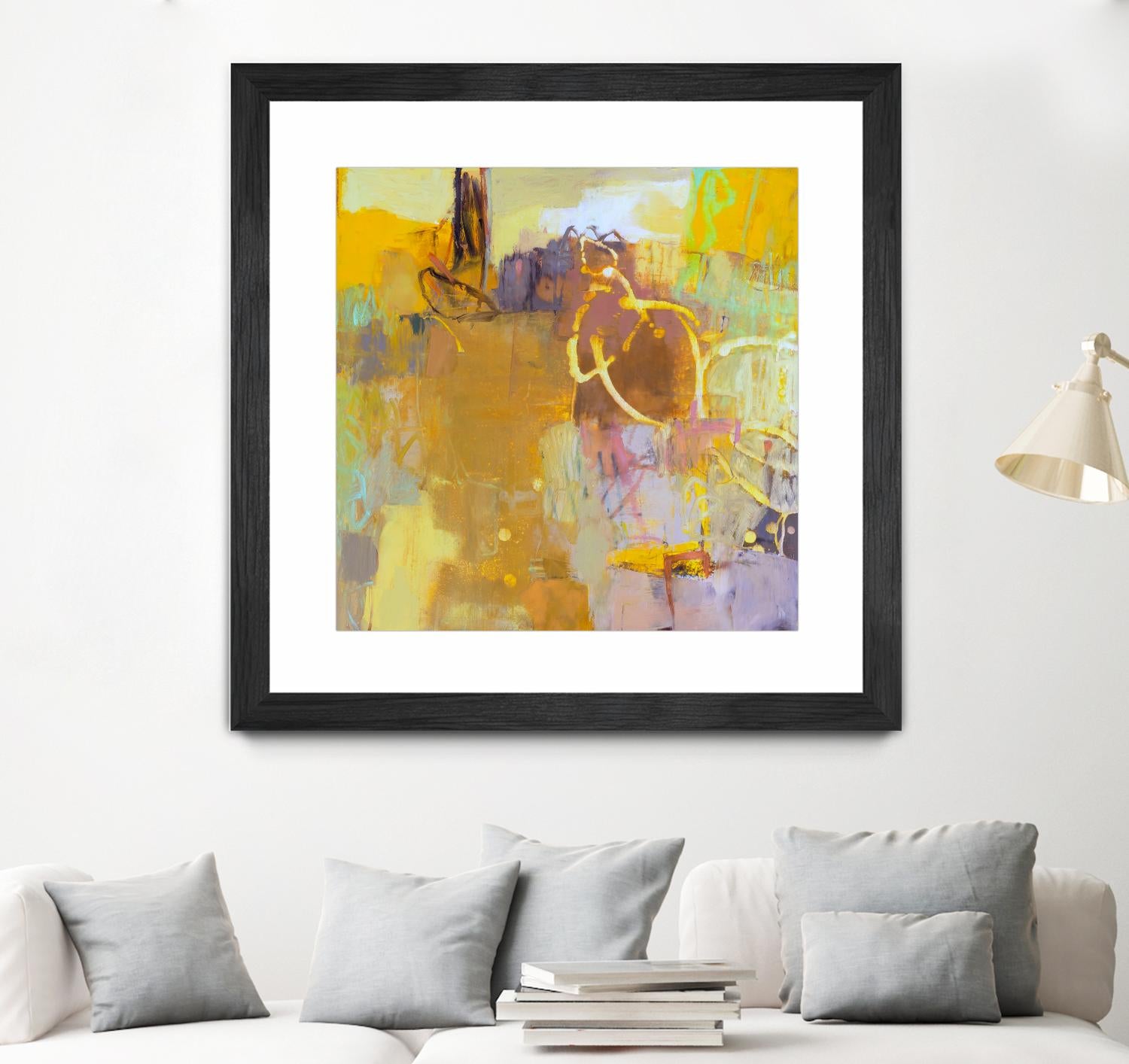 Maez I by Sue Jachimiec on GIANT ART - pink abstract abstract