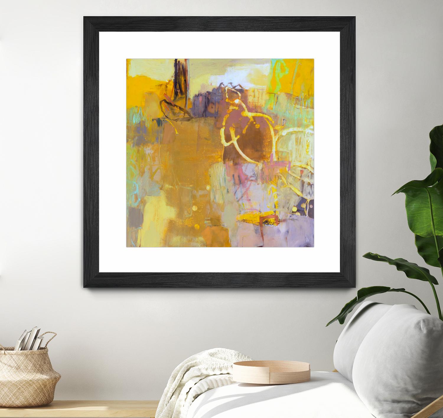 Maez I by Sue Jachimiec on GIANT ART - pink abstract abstract