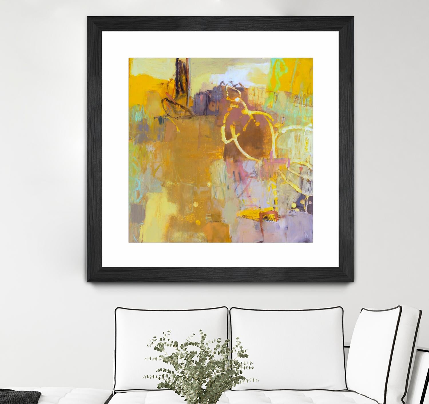 Maez I by Sue Jachimiec on GIANT ART - pink abstract abstract