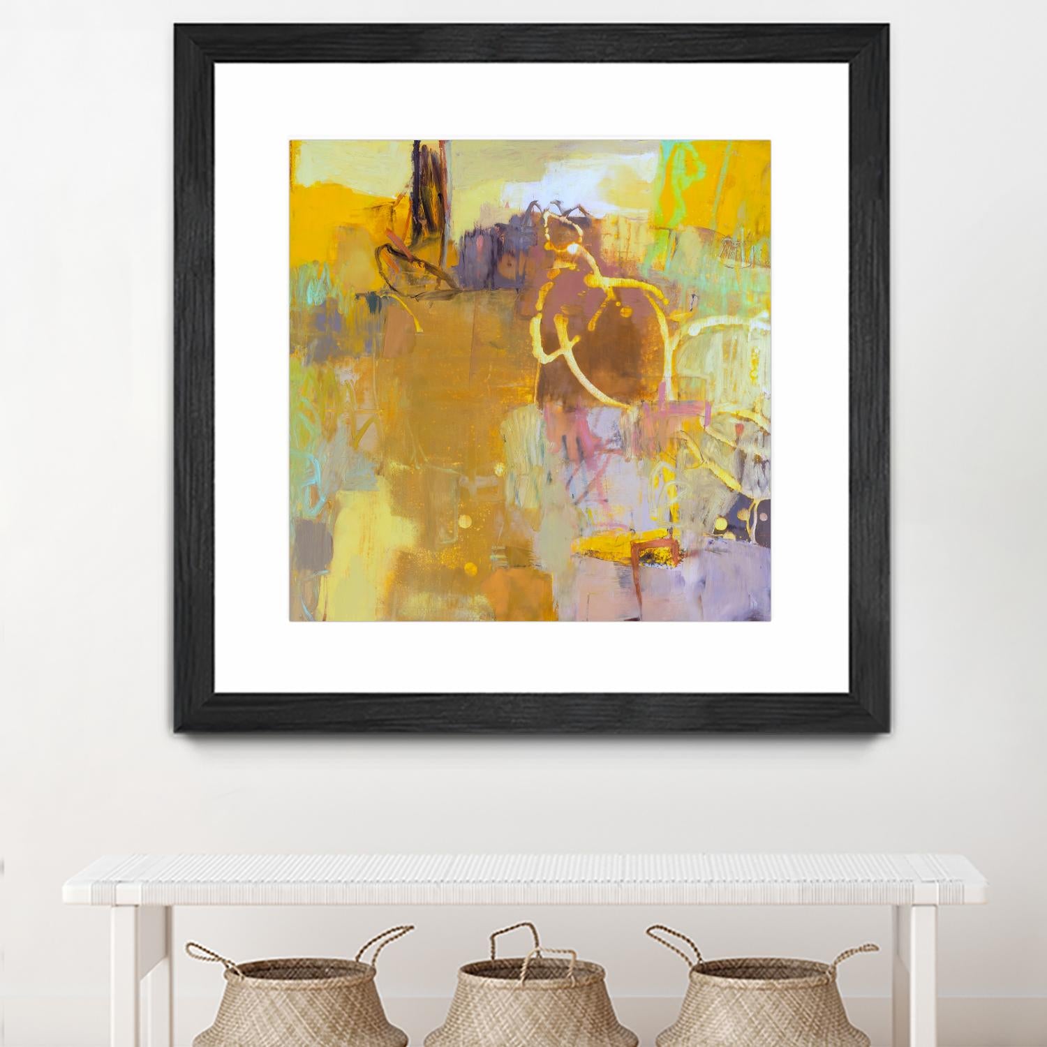 Maez I by Sue Jachimiec on GIANT ART - pink abstract abstract