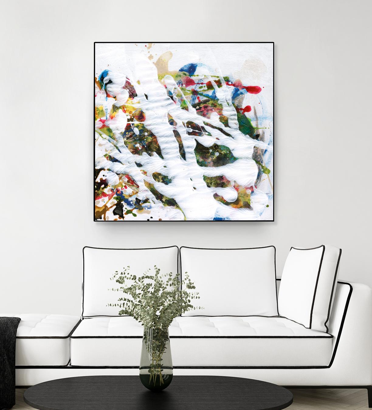 Pollock's Party I by Jodi Fuchs on GIANT ART - red abstract