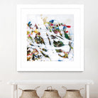 Pollock's Party I by Jodi Fuchs on GIANT ART - red abstract