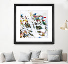 Pollock's Party I by Jodi Fuchs on GIANT ART - red abstract