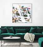 Pollock's Party I by Jodi Fuchs on GIANT ART - red abstract