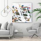 Pollock's Party I by Jodi Fuchs on GIANT ART - red abstract