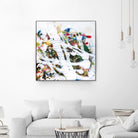 Pollock's Party I by Jodi Fuchs on GIANT ART - red abstract