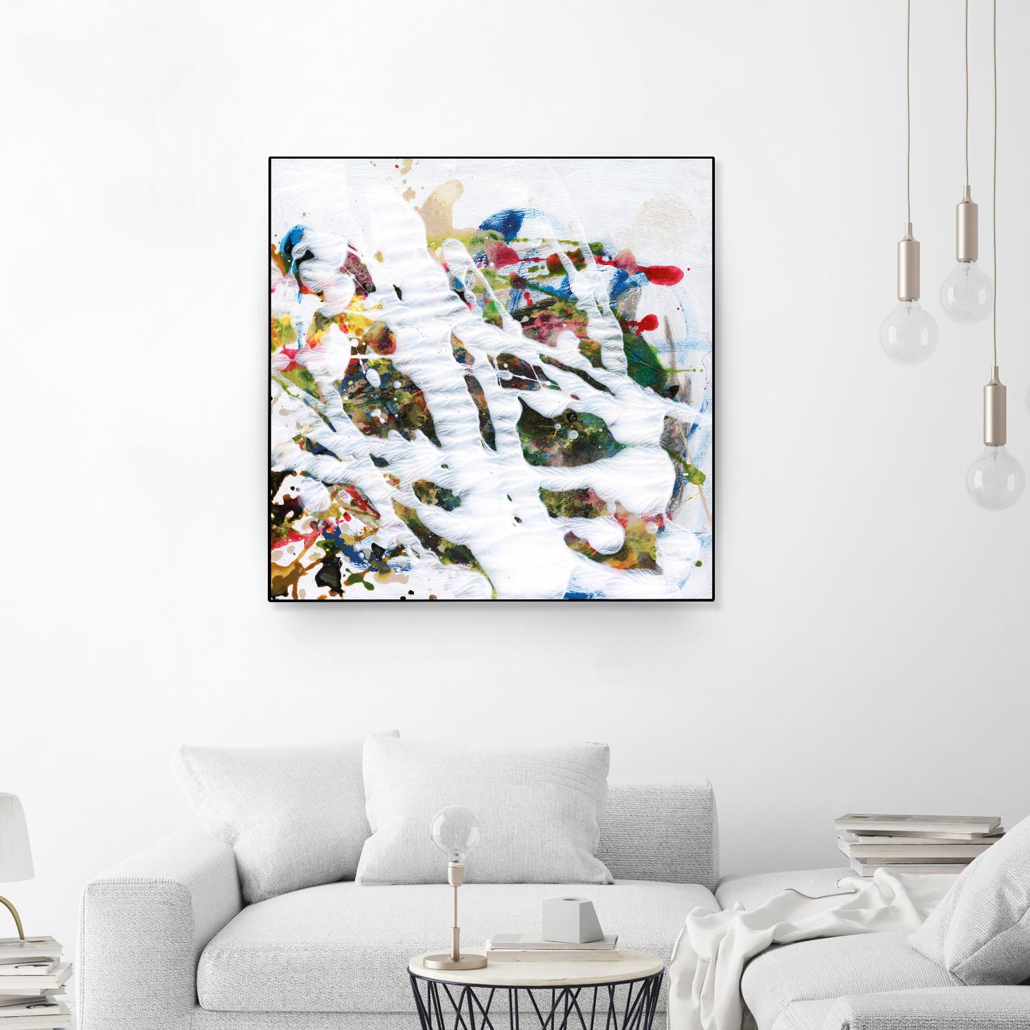 Pollock's Party I by Jodi Fuchs on GIANT ART - red abstract