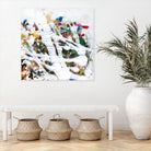 Pollock's Party I by Jodi Fuchs on GIANT ART - red abstract