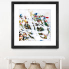 Pollock's Party I by Jodi Fuchs on GIANT ART - red abstract