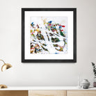 Pollock's Party I by Jodi Fuchs on GIANT ART - red abstract