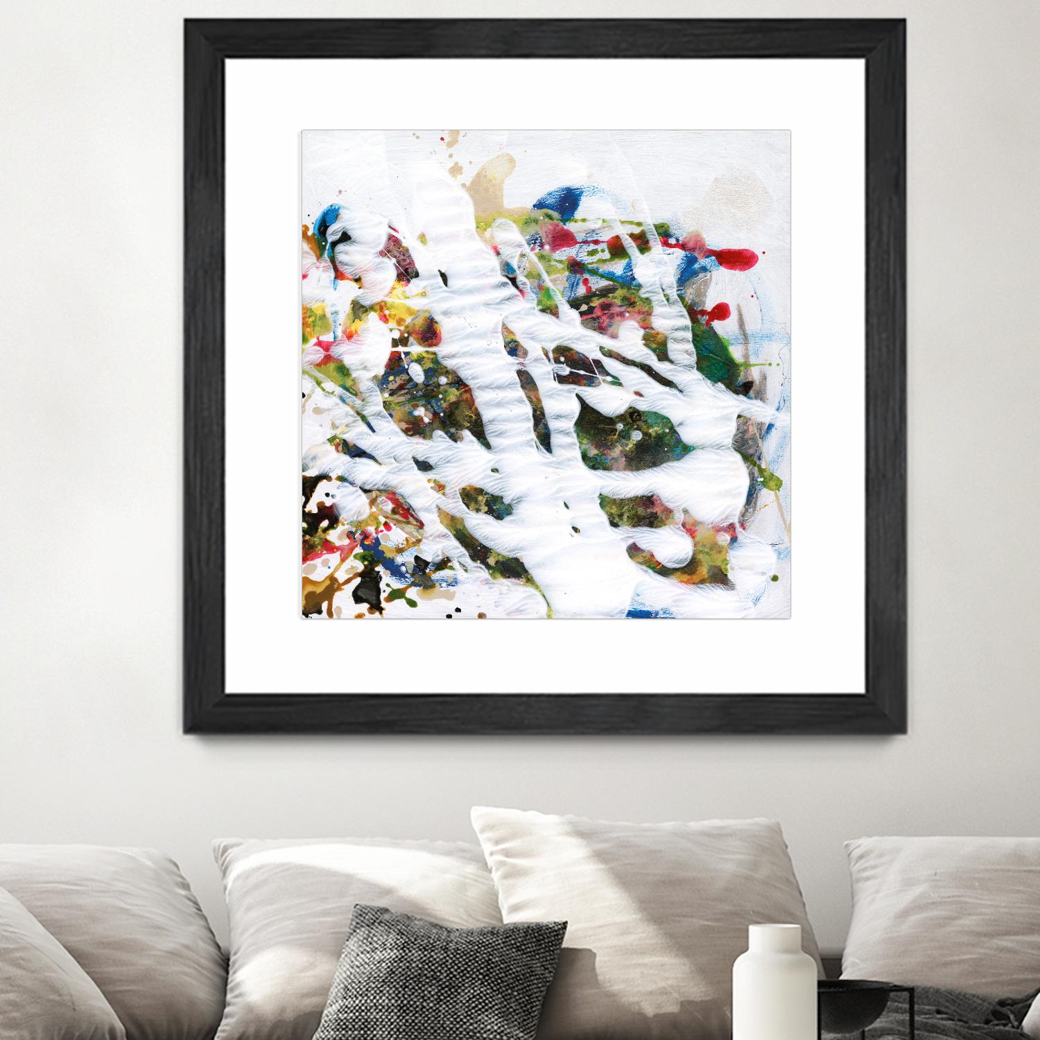 Pollock's Party I by Jodi Fuchs on GIANT ART - red abstract