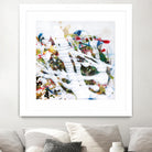 Pollock's Party I by Jodi Fuchs on GIANT ART - red abstract