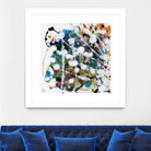 Pollock's Party II by Jodi Fuchs on GIANT ART - orange abstract abstract