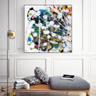 Pollock's Party II by Jodi Fuchs on GIANT ART - orange abstract abstract