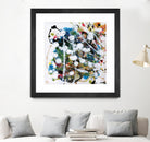 Pollock's Party II by Jodi Fuchs on GIANT ART - orange abstract abstract