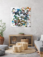 Pollock's Party II by Jodi Fuchs on GIANT ART - orange abstract abstract